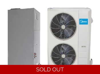 Midea 60K-Btu 16 SEER2 Central Mini Split H-Heat Pump (-22°F) 9.6 EER/8.5 HSPF (R410a)